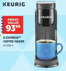 Canadian Tire Keurig K-express coffee maker offer