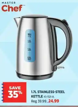 Canadian Tire Master chef stainless-steel kettle offer