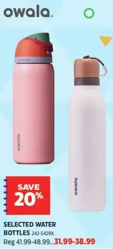 Canadian Tire Owala selected water bottles offer