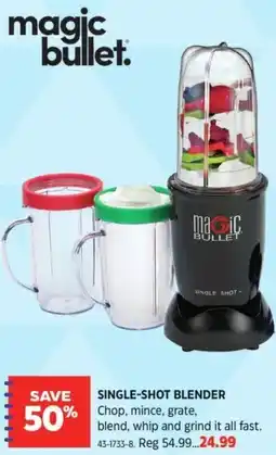 Canadian Tire Magic bullet single shot blender offer
