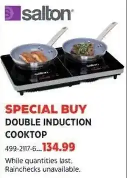 Canadian Tire Salton double induction cooktop offer