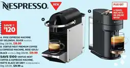 Canadian Tire Nespresso vertuo next premium coffee & espresso machine, rose gold black offer