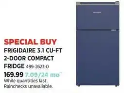 Canadian Tire Frigidaire 3.1 cu-ft 2-door compact fridge offer