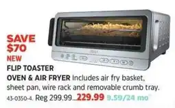 Canadian Tire Flip toaster oven & air fryer offer