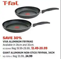 Canadian Tire T-fal viva aluminum frypans offer