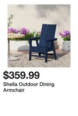 Wayfair Shella Outdoor Dining Armchair offer