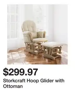 Wayfair Storkcraft Hoop Glider with Ottoman offer