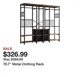 Wayfair 78.7'' Metal Clothing Rack offer
