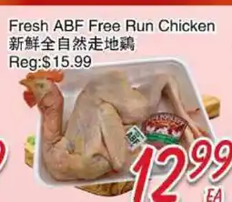 Foody Mart Fresh ABF Free Run Chicken offer