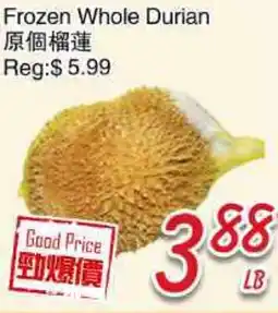 Foody Mart Frozen Whole Durian offer