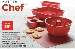 Canadian Tire Master chef 5-pc silicone bakeware set offer