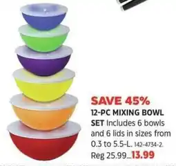 Canadian Tire Mixing bowl set offer