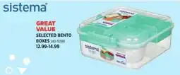 Canadian Tire Sistema great value selected bento boxes offer