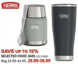 Canadian Tire Thermos selected food jars offer