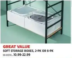 Canadian Tire Soft storage boxes offer