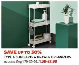 Canadian Tire Type a slim carts & drawer organizers offer