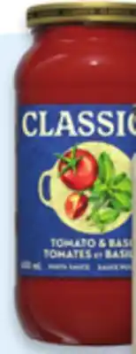 Walmart Classico pasta sauce offer
