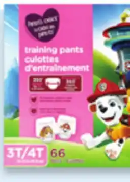 Walmart Parent's Choice PAW Patrol training pants offer