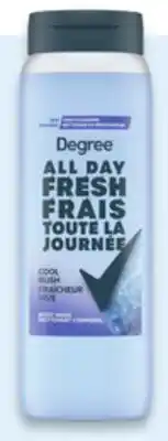 Walmart Degree body wash offer