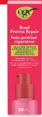 Walmart OGX Bond Protein Repair sealing serum 50 mL offer