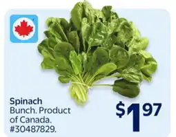Walmart Spinach offer