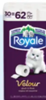 Walmart Royale 2-play bathroom tissue 30-pack offer