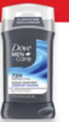 Walmart Dove Men+Care antiperspirant or deodorant offer