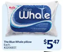 Walmart The Blue Whale pillow offer