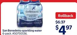 Walmart San Benedetto sparkling water offer