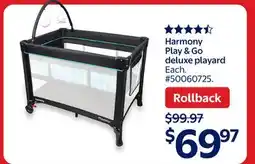 Walmart Harmony Play & Go deluxe playard offer