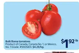 Walmart Bulk Roma tomatoes offer