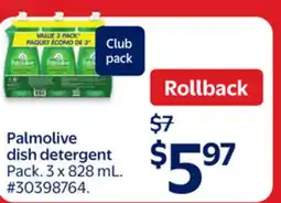 Walmart Palmolive dish detergent offer