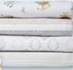 Walmart George. Infants' receiving blankets 4-pack offer