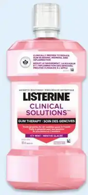Walmart Listerine Clinical Solutions Gum Therapy or Enamel Repair Mouthwash offer