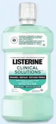 Walmart Listerine Clinical Solutions Enamel Repair mouthwash offer