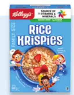 Walmart Kellogg's family size cereal offer