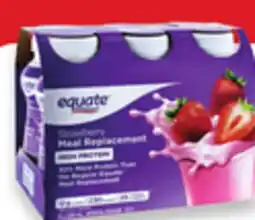 Walmart Equate high protein or diabetic nutritional liquid offer