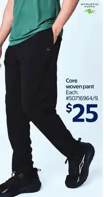 Walmart Core woven pant offer