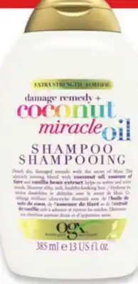 Walmart OGX Coconut Miracle Oil shampoo 385 mL offer