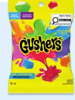 Walmart Gushers Tropical or Sour Fruit Flavoured Snacks offer
