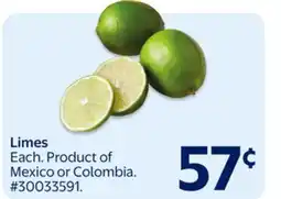 Walmart Limes offer