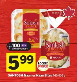 Foodland SANTOSH Naan or Naan Bites offer