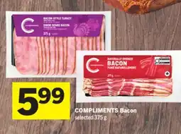 Foodland COMPLIMENTS Bacon offer