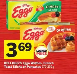 Foodland KELLOGG'S Eggo Waffles, French Toast Sticks or Pancakes offer