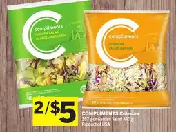 Foodland COMPLIMENTS Coleslaw offer