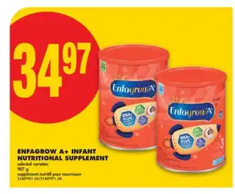 No Frills ENFAGROW A + INFANT NUTRITIONAL SUPPLEMENT, 907 g offer