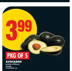 No Frills AVOCADOS, PKG OF 5 offer
