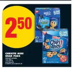 No Frills CHRISTIE MINI SNAK PAKS, 144-200 g offer
