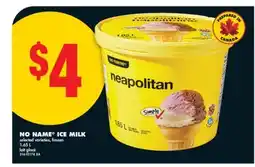 No Frills NO NAME ICE MILK, 1.65 L offer