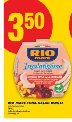 No Frills RIO MARE TUNA SALAD BOWLS, 160 g offer